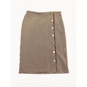Lauren Ralph Lauren Size PM/M Hounds Tooth Pencil Skirtx
